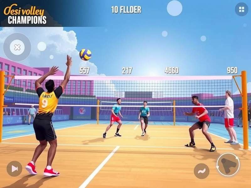 Desi Volley Champions gameplay screenshot